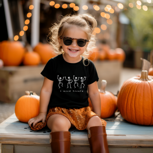 I Need Treats Toddler Short Sleeve Tee