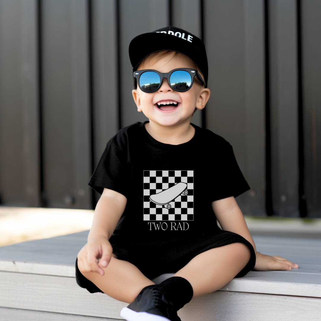 Two Rad Toddler Short Sleeve Tee - Black