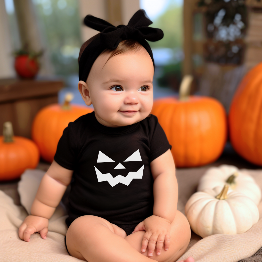 Jack-Lantern Baby Short Sleeve Bodysuit