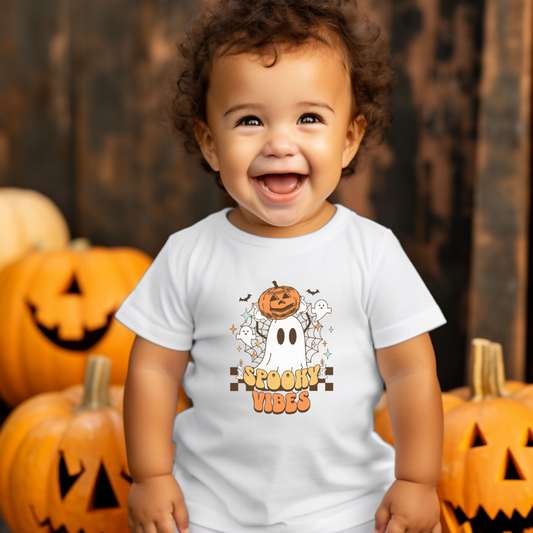 Spooky Vibes Toddler Short Sleeve Tee