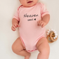 Heaven Sent Baby Short Sleeve Bodysuit (multiple colors available)