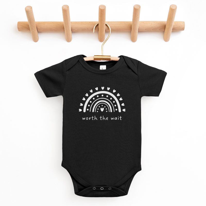 Worth the Wait Baby Short Sleeve Bodysuit