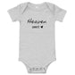 Heaven Sent Baby Short Sleeve Bodysuit (multiple colors available)