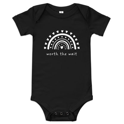 Worth the Wait Baby Short Sleeve Bodysuit