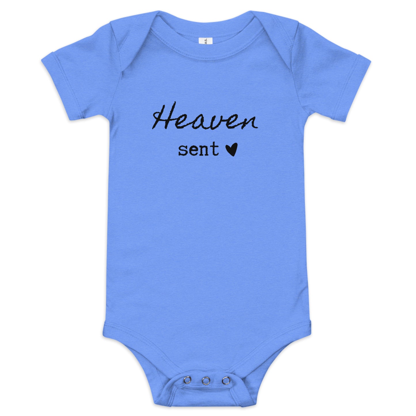 Heaven Sent Baby Short Sleeve Bodysuit (multiple colors available)