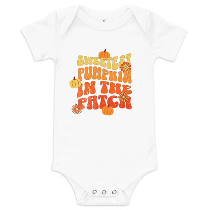 Sweetest Pumpkin Baby Short Sleeve Bodysuit