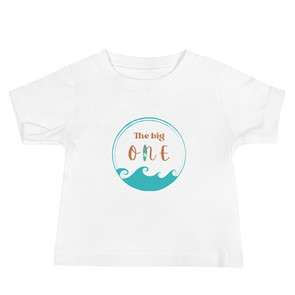 The Big One Baby Short Sleeve Tee - Ocean Waves