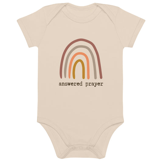 Answered Prayer Organic Baby Bodysuit