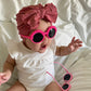 Baby Turban with Bow | Rose